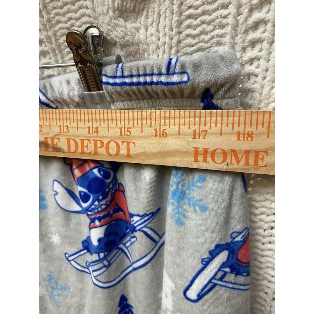 Disney Lilo & Stitch Womens XL 16-18 Soft Draw String Pajama Bottoms Gray EUC‎ - Picture 4 of 7